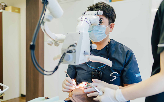進行した歯周病の外科手術も低侵襲で的確な治療を実現